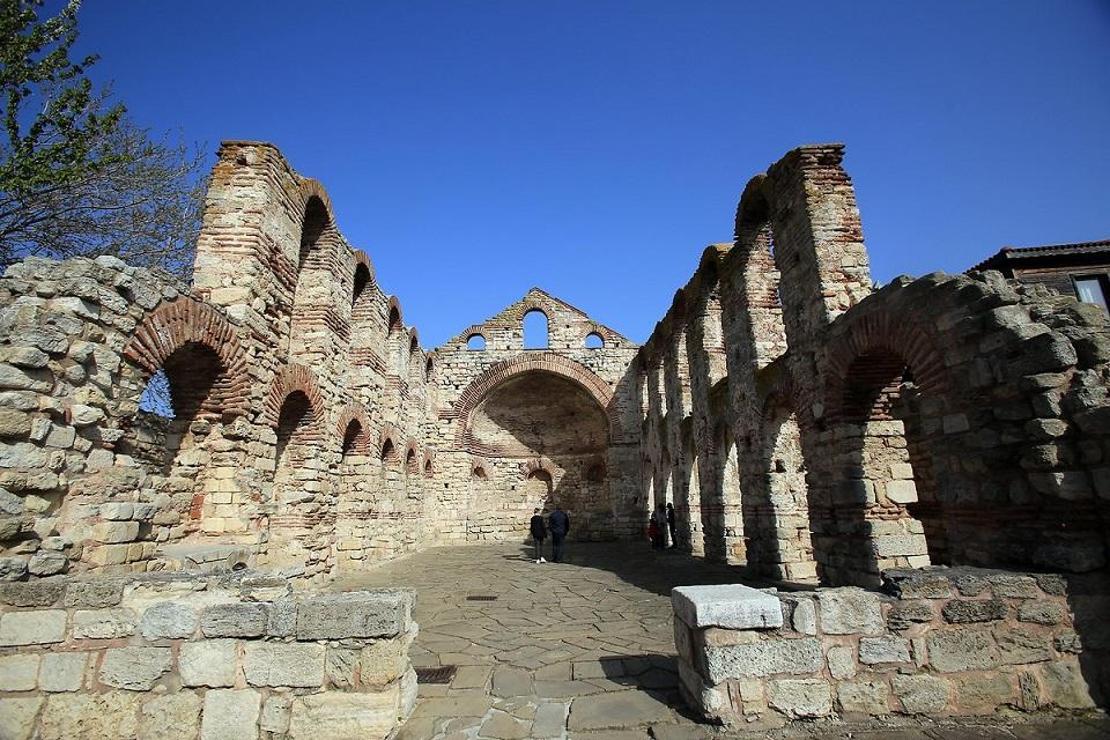 Bulgaristan'ın tarihi yarımadasındaki Nesebar Antik Kenti