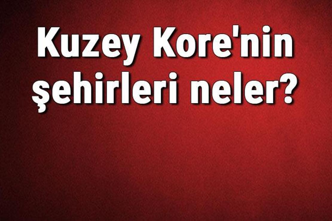 Kuzey Kore'nin şehirleri neler? Kuzey Kore'nin başkenti, nüfusu, yüzölçümü, telefon ve posta kodu bilgileri