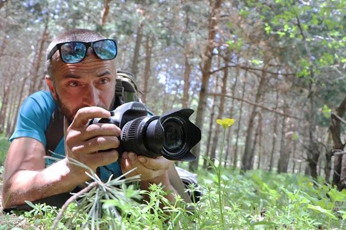 'Dağların oğlu' yaban hayatın fotokapanı gibi