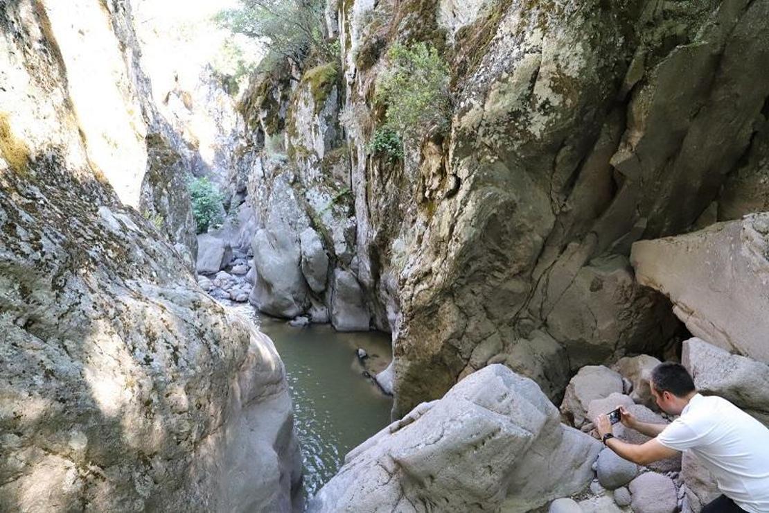 Kocadere olarak bilinen kanyon, doğaseverlerin ilgisini bekliyor