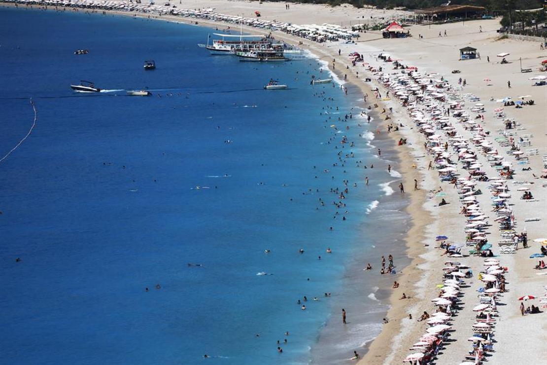 Muğla'nın sahillerinde 'sıcak hava' yoğunluğu