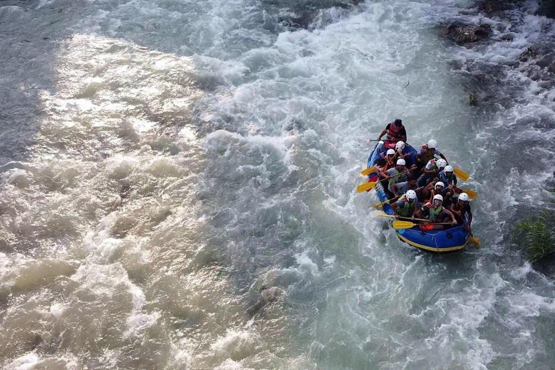 Tarsus Şelalesinde ilk kez rafting yapıldı