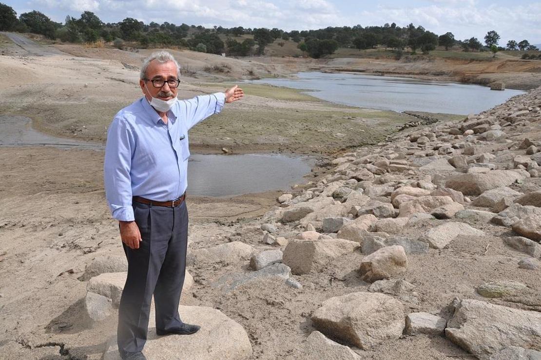 Efir Göleti’inde su seviyesi yüzde 80 azaldı