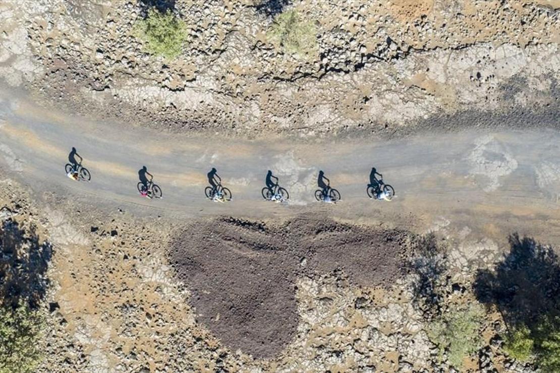 'Lav yolu' salgın sürecinde bisiklet ve doğa tutkunları için izole rota oldu