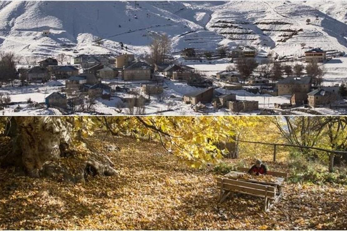 Tunceli'nin dağlarında kış, ovalarında sonbahar havası yaşanıyor