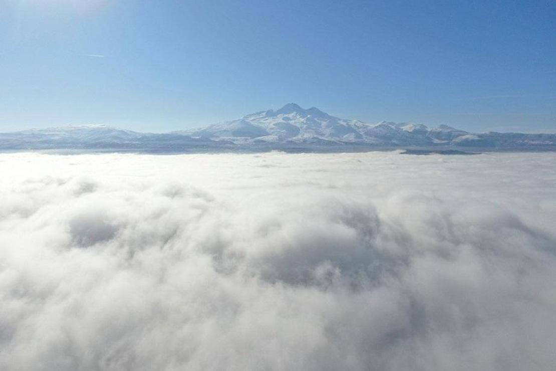 Mavi ile yeşilin buluştuğu Kocasinan’dan Erciyes ayrı bir güzel