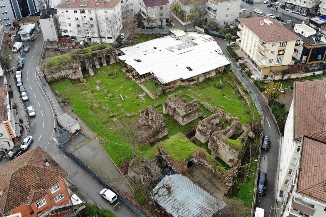  Sancaktepe Meydanı'ndaki 14 yüzyıllık saray gün yüzüne çıkarılıyor