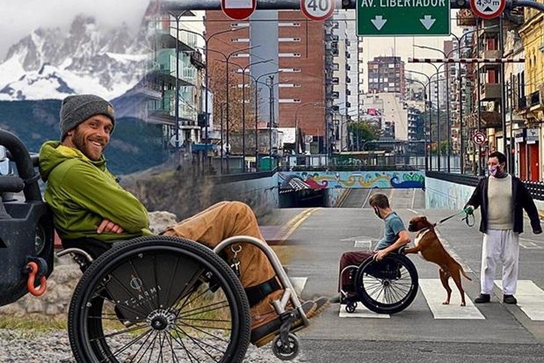 Dünyayı tekerlekli sandalyesiyle geziyor... Güney Amerika’dan yola çıktı şimdi ise...