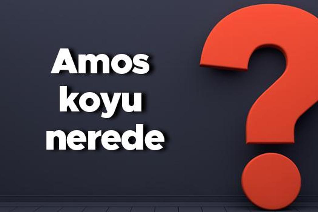 Amos koyu nerede, nereye bağlı? Amos koyuna nasıl gidilir koyda neler yapılır?