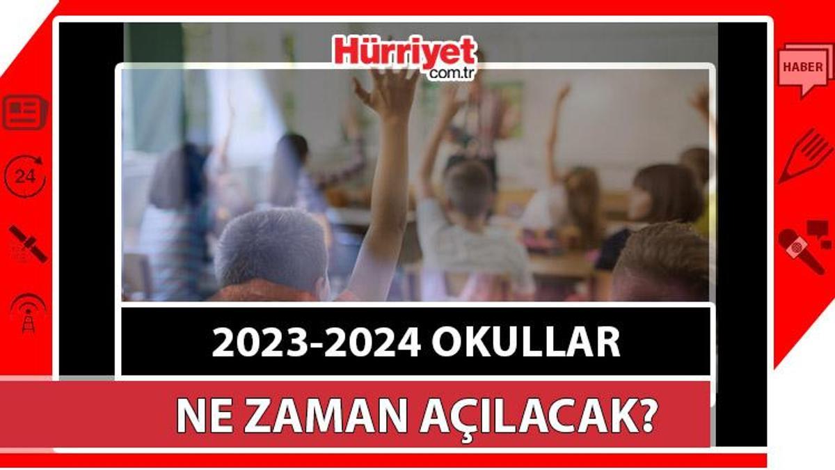 20252025 Okullar ne zaman açılacak? Önümüzdeki yıl ara tatil ve