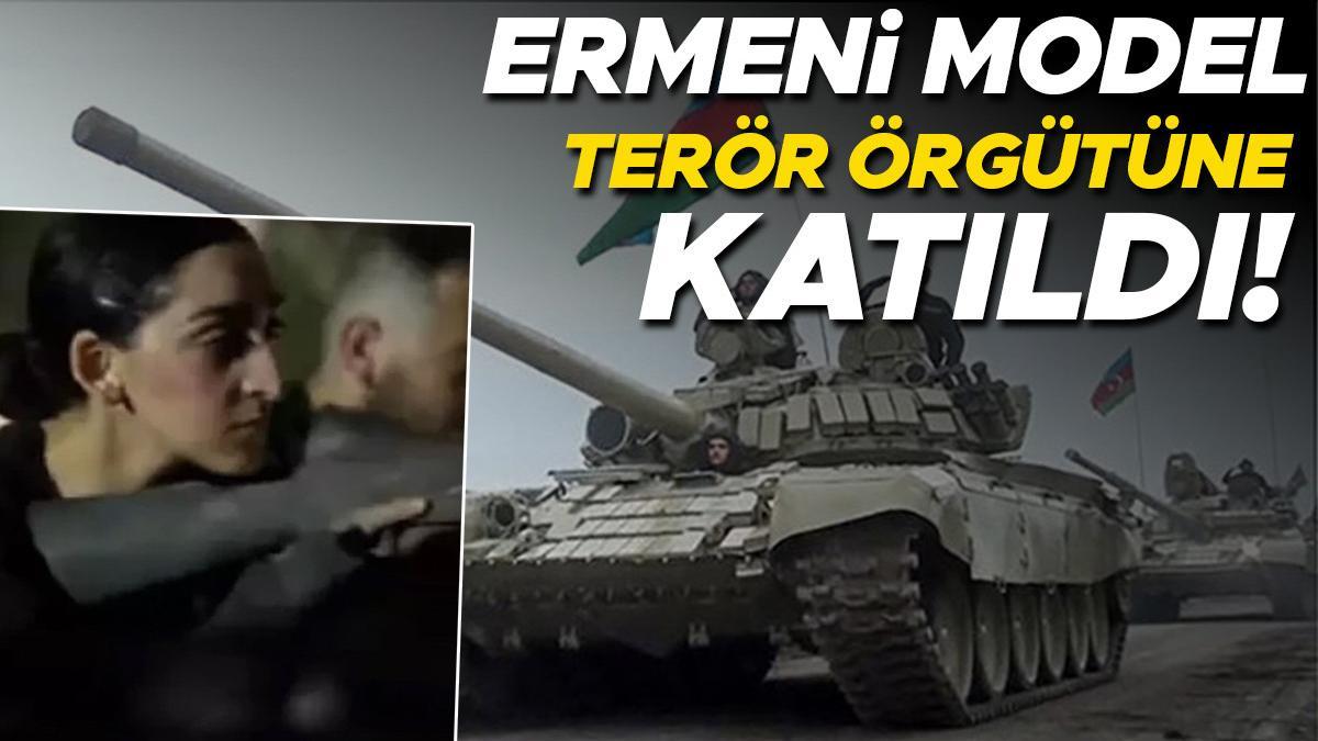 Ermeni model Armine Harutyunyan terör örgütüne katıldı… Azerbaycan’ı tehdit etti!