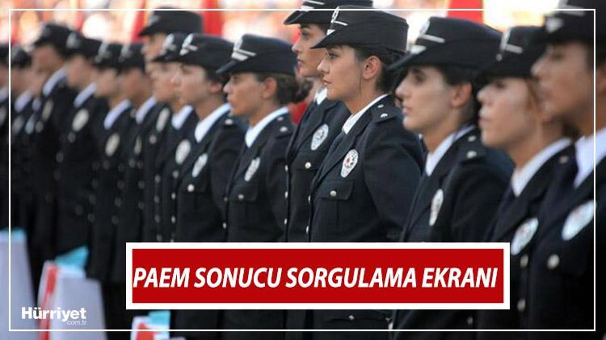 PAEM SONUCU SORGULAMA EKRANI (pa.edu.tr) |Polis Akademisi 6. Dönem PAEM ...