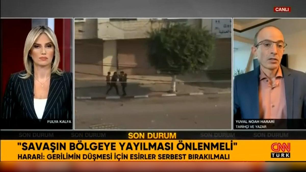 İsrailli yazar Harari’den CNN Türk’te açıklamalar