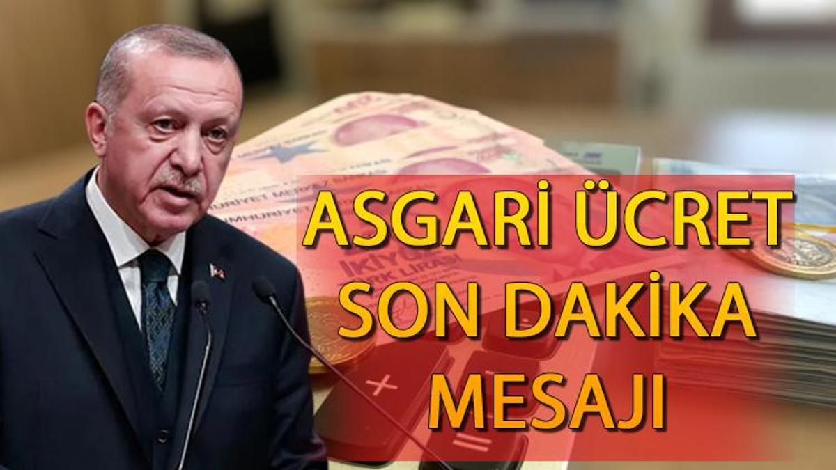 ASGARİ ÜCRET ZAMMI 2024 SON DAKİKA AÇIKLAMALARI || Cumhurbaşkanı ...