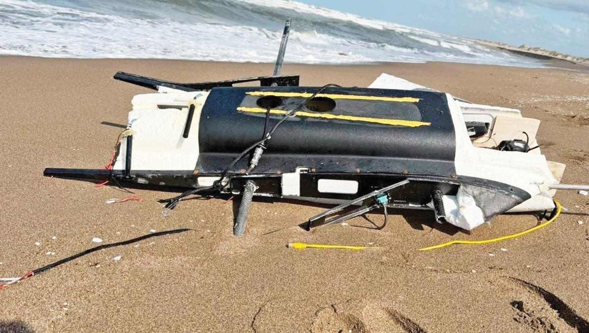 More UAV debris washes ashore on Black Sea coast