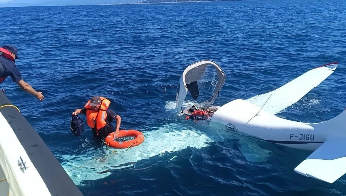 Two rescued after plane makes emergency landing off Black Sea