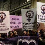 Tens of thousands of women march to mark International Women’s Day in Istanbul