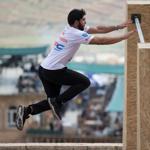 Turkish athletes amaze audiences with their athletic skills in Turkeys Mardin