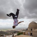 Turkish athletes amaze audiences with their athletic skills in Turkeys Mardin