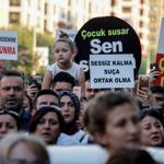 Thousands march in Turkish cities to protest child abuse