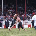 Turkish wrestler clinches 6 title in row in oldest oil wrestling tournament, breaking record
