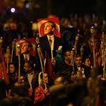 Thousands of Turks march to mark 95th anniversary of Republic Day