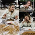 Turkish woman breaks another record by eating 315 shish kebabs in 46 minutes
