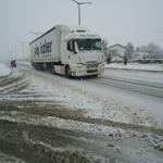 Heavy snow blocks Ankara-Istanbul highway in Turkey