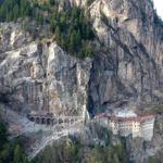 First stage of restoration works at historical Sümela Monastery nears end