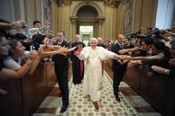 Shocking world, Pope Benedict steps down