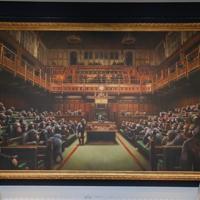 9.9-million chimp parliament painting smashes Banksy