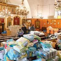 Historical church becomes aid collection center for quake survivors
