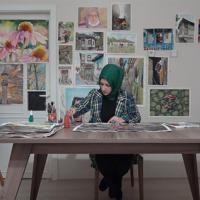 Painter portrays plight of quake survivors in watercolor - Türkiye News