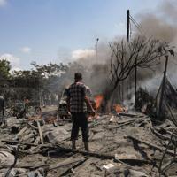 Health Ministry: At least 90 dead in strike at Israeli camp