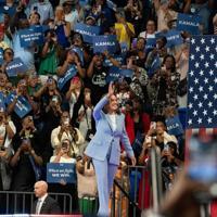 Harris as star at the Democratic Party Convention