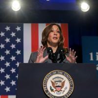 Harris slams Trump for hypocrisy on abortion as US starts voting ...