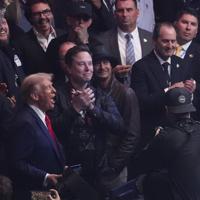 Trump and team get warm welcome at UFC fight night – World News