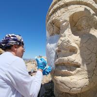 Nemrut statues to be preserved with nano-lime method