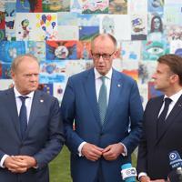 Macron, Merz, Tusk to visit Moldova to back its 'security, sovereignty'