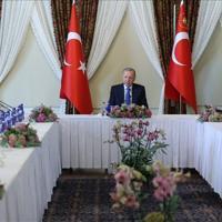 Erdoğan receives delegation of International Union of Muslim Scholars
