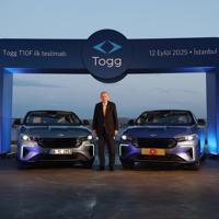 Erdoğan receives Turkish EV maker Togg's new fastback model T10F