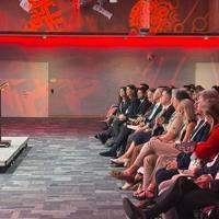 Minister praises global Turks at New York foundation launch