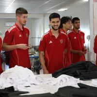 Hatay quake survivors craft sports apparel for local football academy