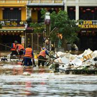 Vietnam flood death toll hits 40 as typhoon looms