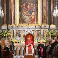 Pope Leo XIV meets clergy at Istanbul’s Saint Esprit Cathedral