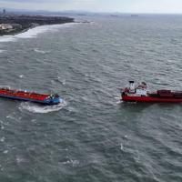 One tanker freed after minor collision at Istanbul coast