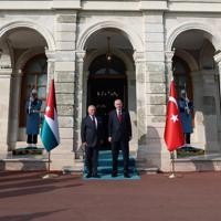 Erdoğan welcomes Jordan’s King Abdullah in Istanbul
