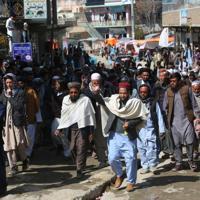 Afghans rally against Pakistan and civilian casualties