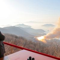 North Korea's Kim oversees test of high-thrust engine