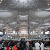 Giant sculpture unveiled at Istanbul Airport